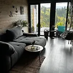 Σαλέ карпатське Hygge для двох з чаном-джакузі у горах Slavske