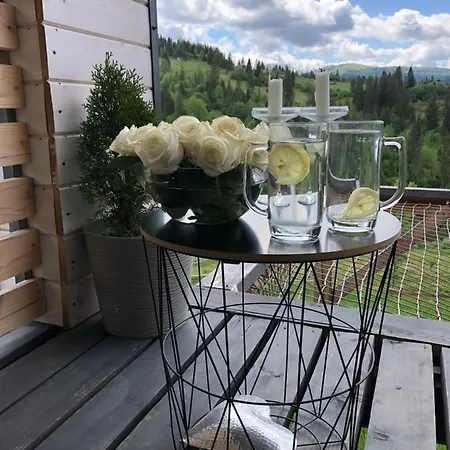 Chalet карпатське Hygge для двох з чаном-джакузі у горах *