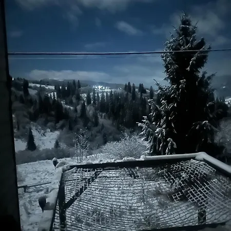 карпатське Hygge для двох з чаном-джакузі у горах Alpehytte Slavske