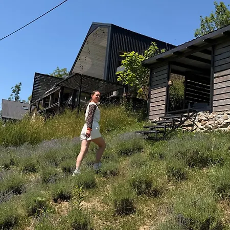 карпатське Hygge для двох з чаном-джакузі у горах Chalet Slavske
