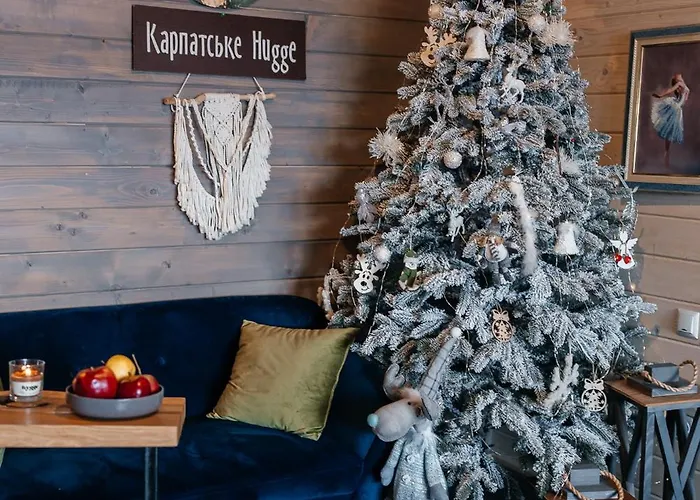 Chalet карпатське Hygge для двох з чаном-джакузі у горах *