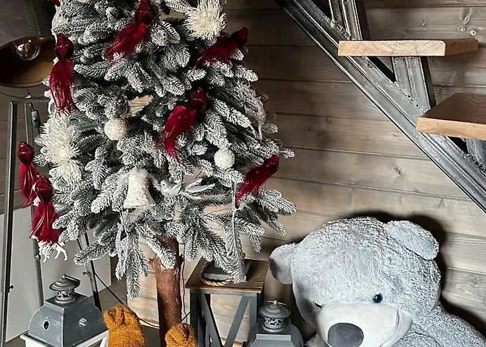 карпатське Hygge для двох з чаном-джакузі у горах * Slavske