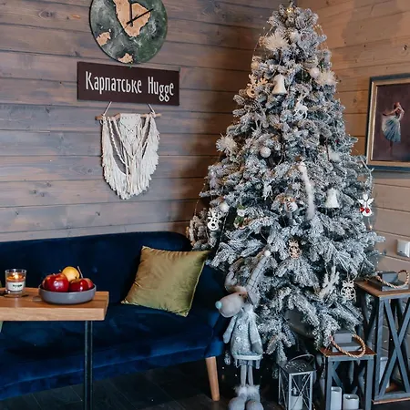 Alpesi faház карпатське Hygge для двох з чаном-джакузі у горах *